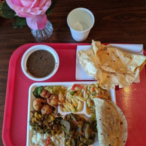 Govinda's Vegetarian Thali (Plate)